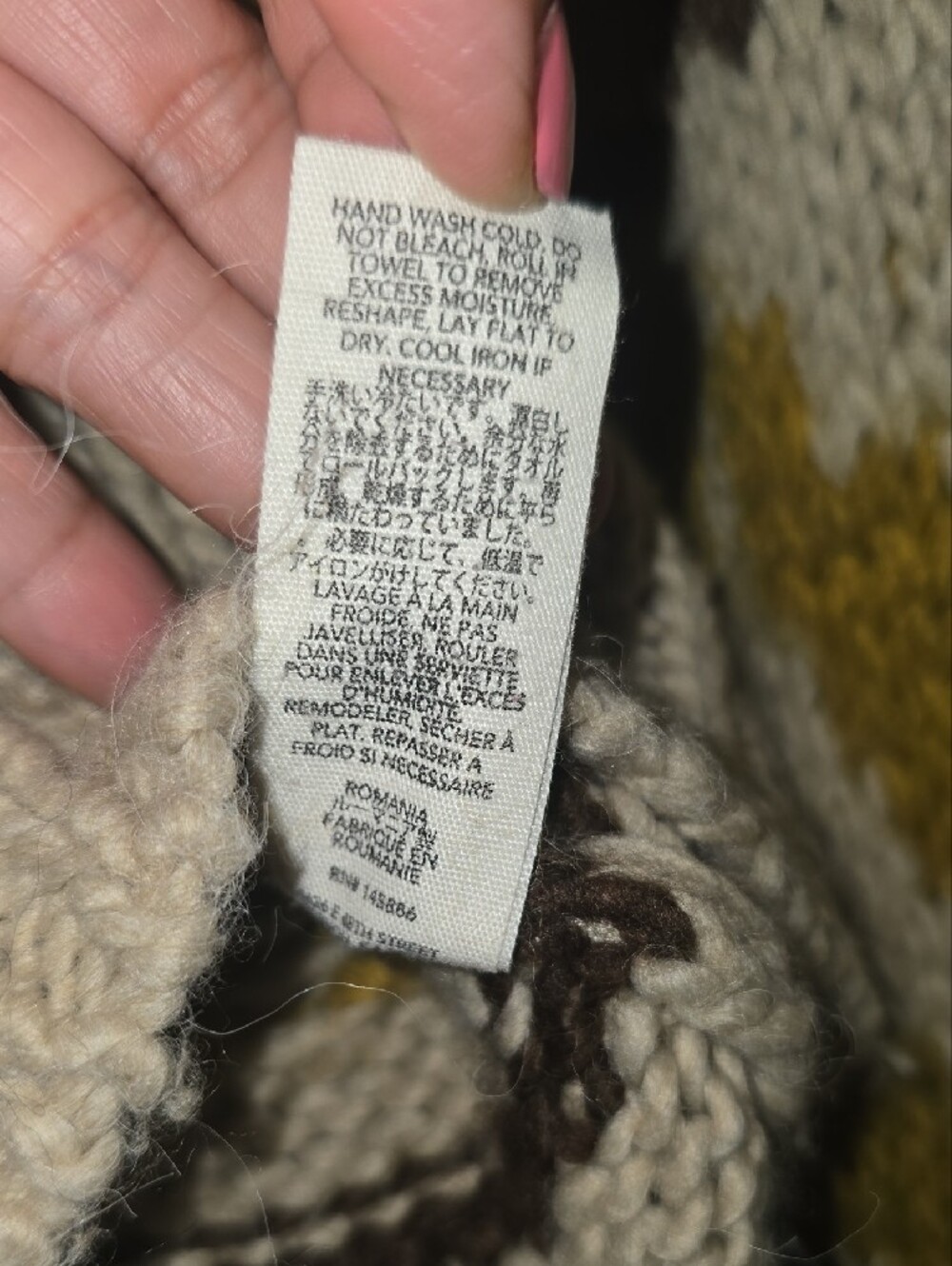 #327. THE GREAT. The Folk Pullover Earth, $325 MSRP. - Picture 9 of 9